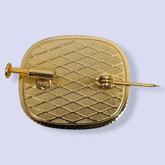 Vintage Millefiori Glass Brooch - Picture 5 of 6